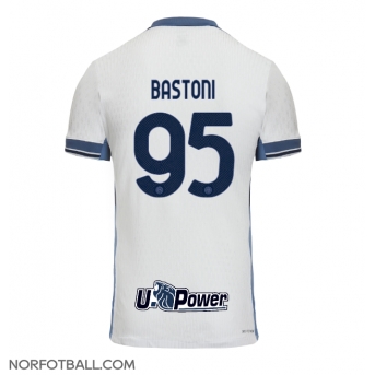 Billige Fotballdrakt Inter Milan Alessandro Bastoni #95 Replika Bortedrakt 2024-25 Kortermet